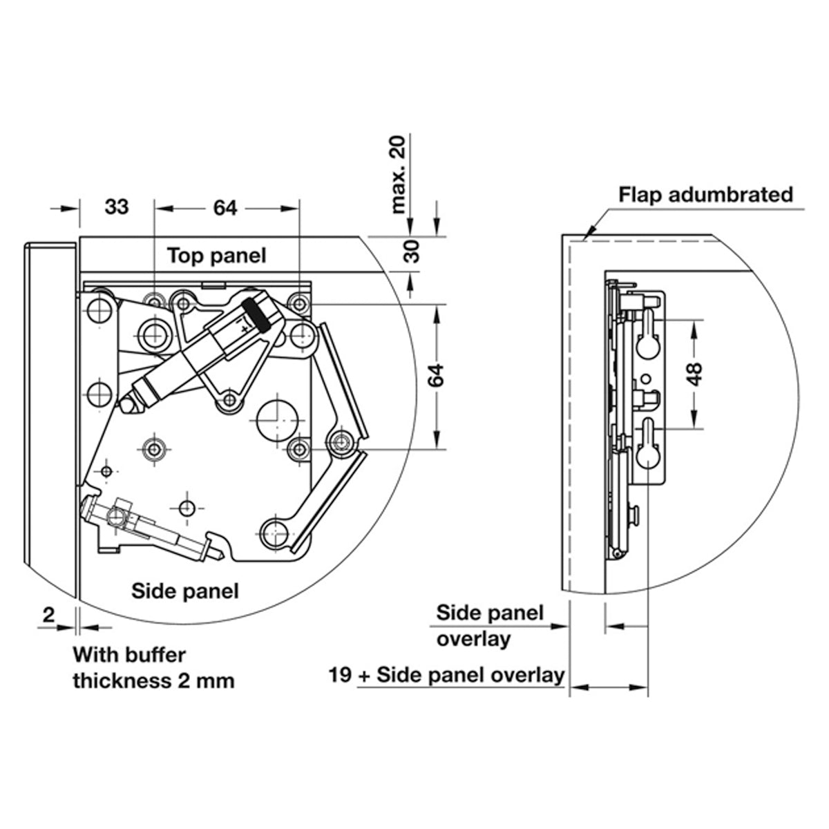 KINVARO T-65 FLAP FITTING