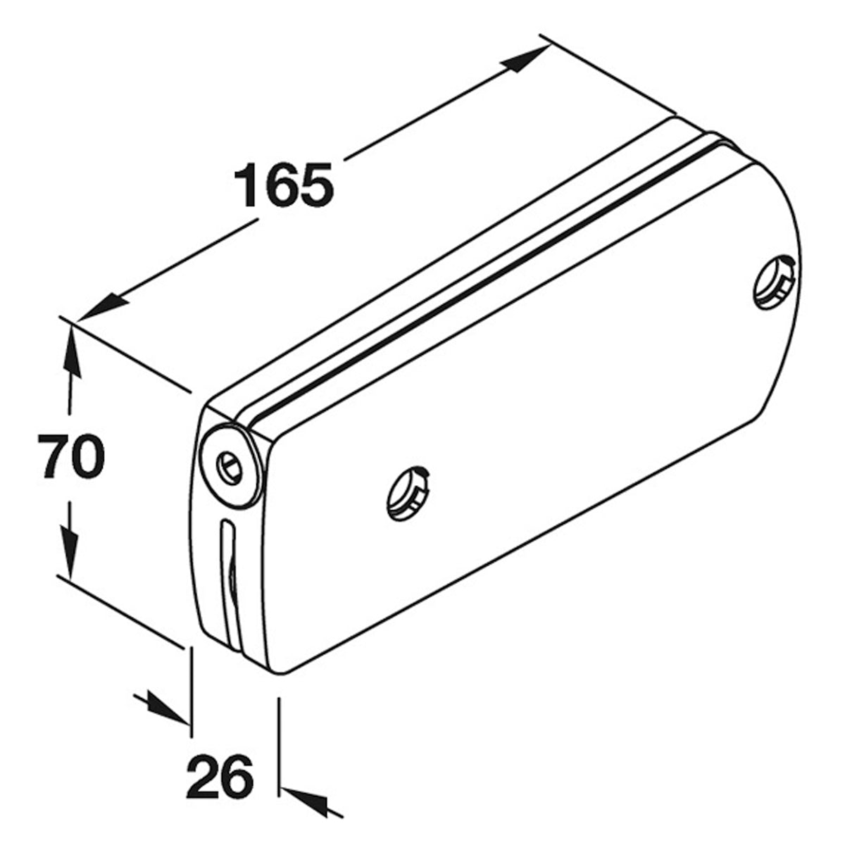 KINVARO D-S FLAP STAY+CABLE 40N BLK