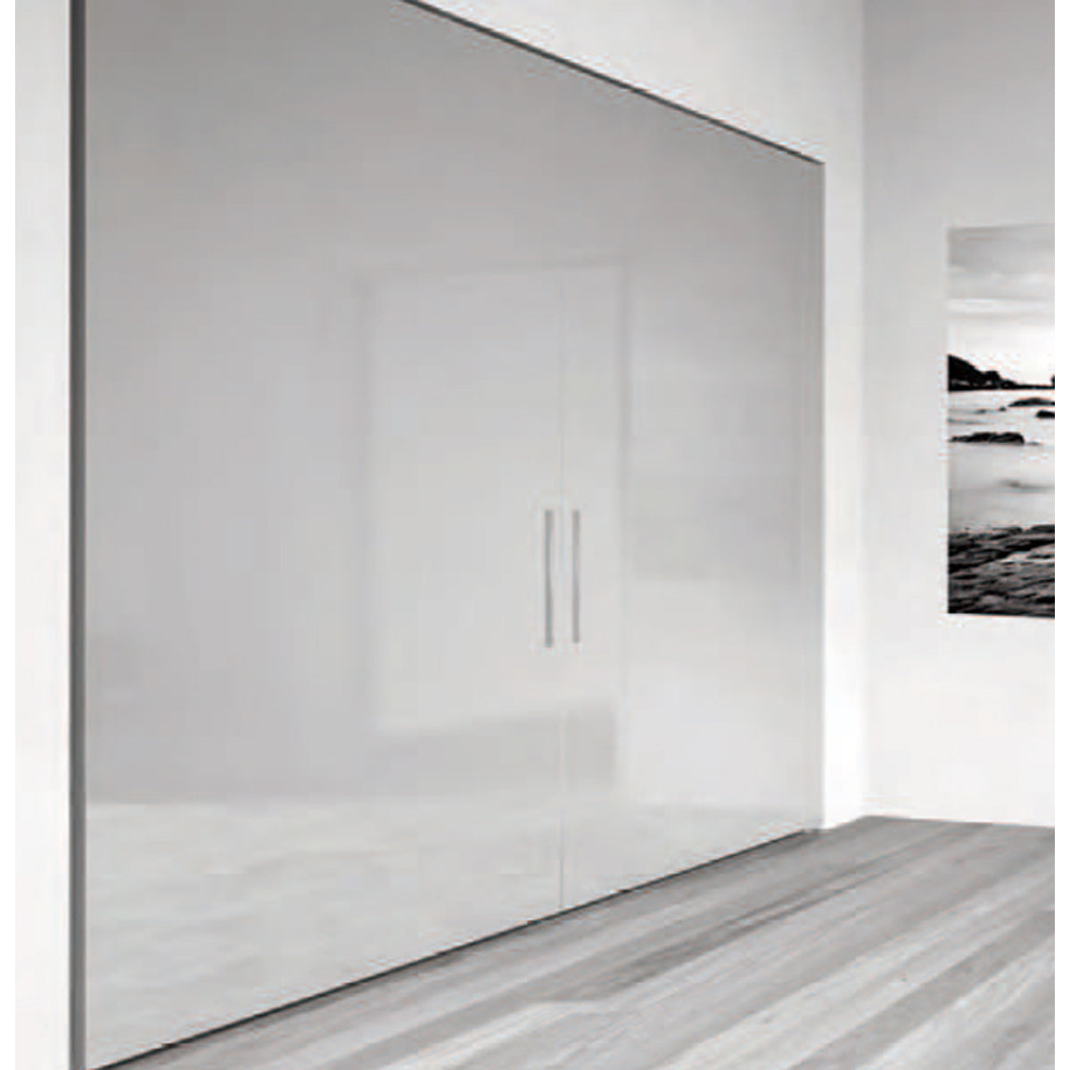 WOOD SLIDE WARDROBE PS40 2DOOR 55