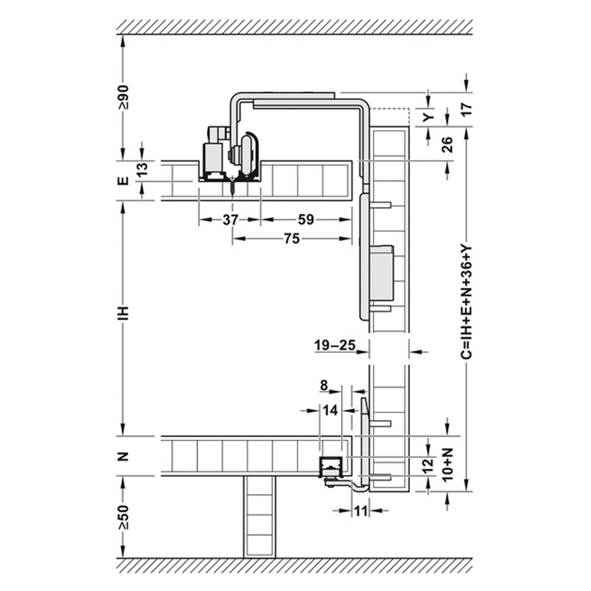 SLIDO CLS 40VFT SET 2DR 2SIDE SC
