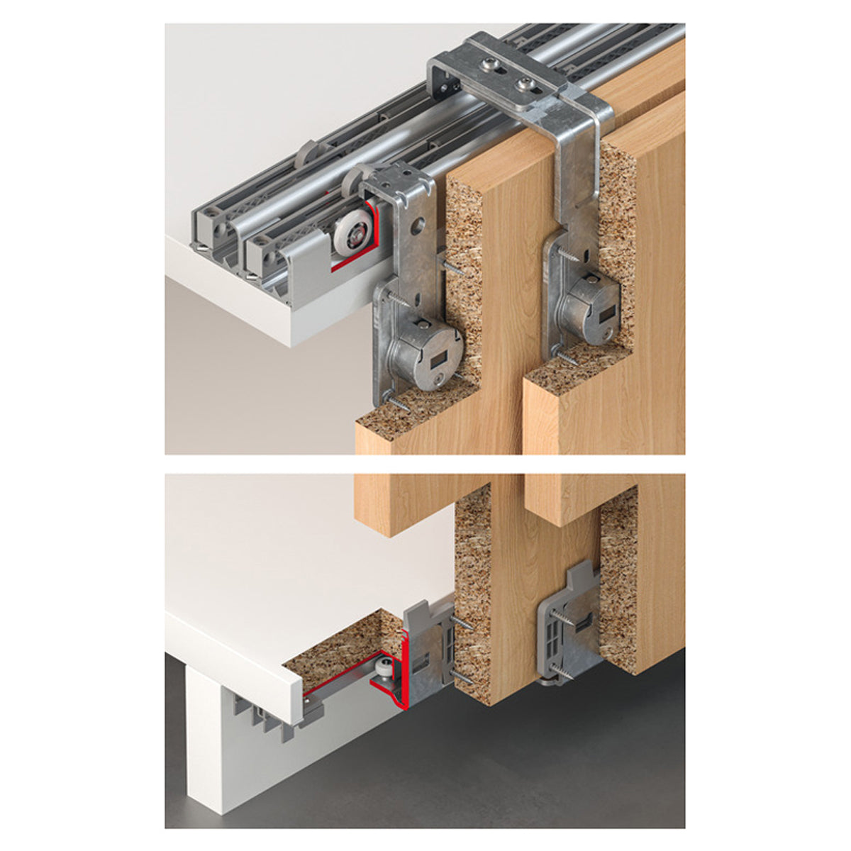 SLIDO CLS 60VFT SET 3DR 1SIDE SC by HAFELE UK LTD