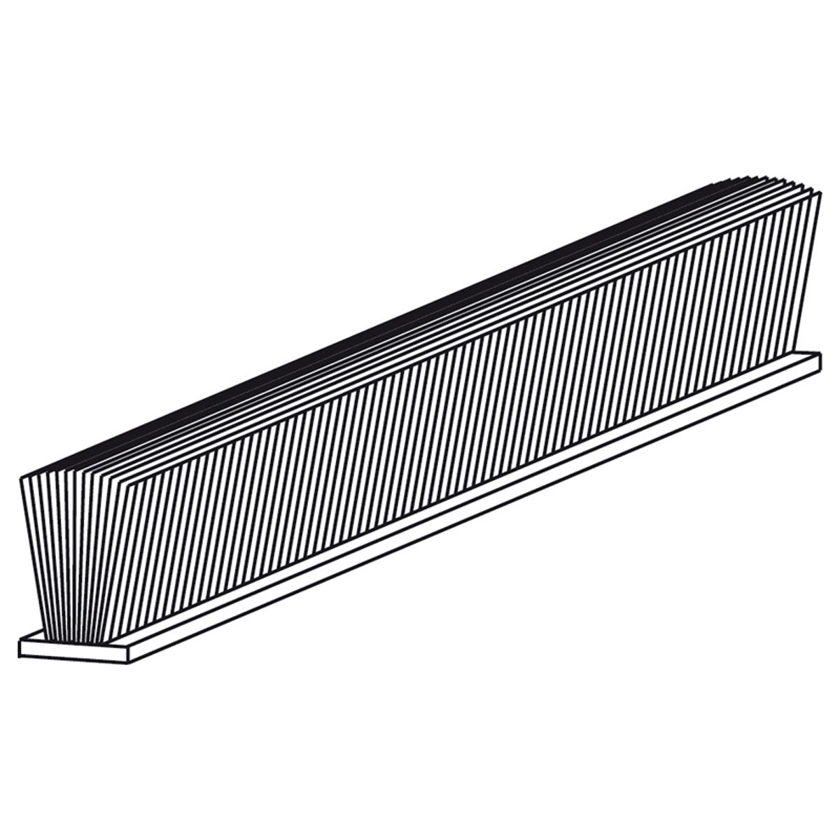 JUNIOR-6 INT DUST STRIP 100m GRY by HAFELE UK LTD