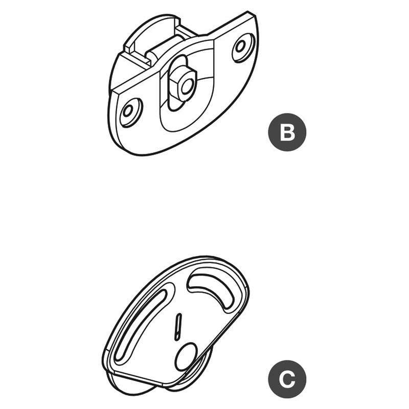 SYSTEM 7 FITTING SET 1 DOOR