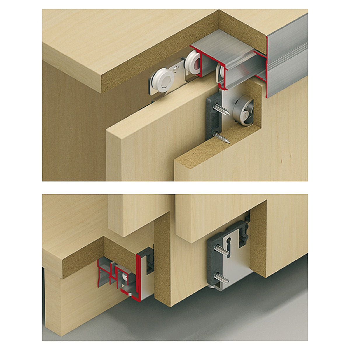 EKU COMBINO35MF FITTING SET 2DR by HAFELE UK LTD