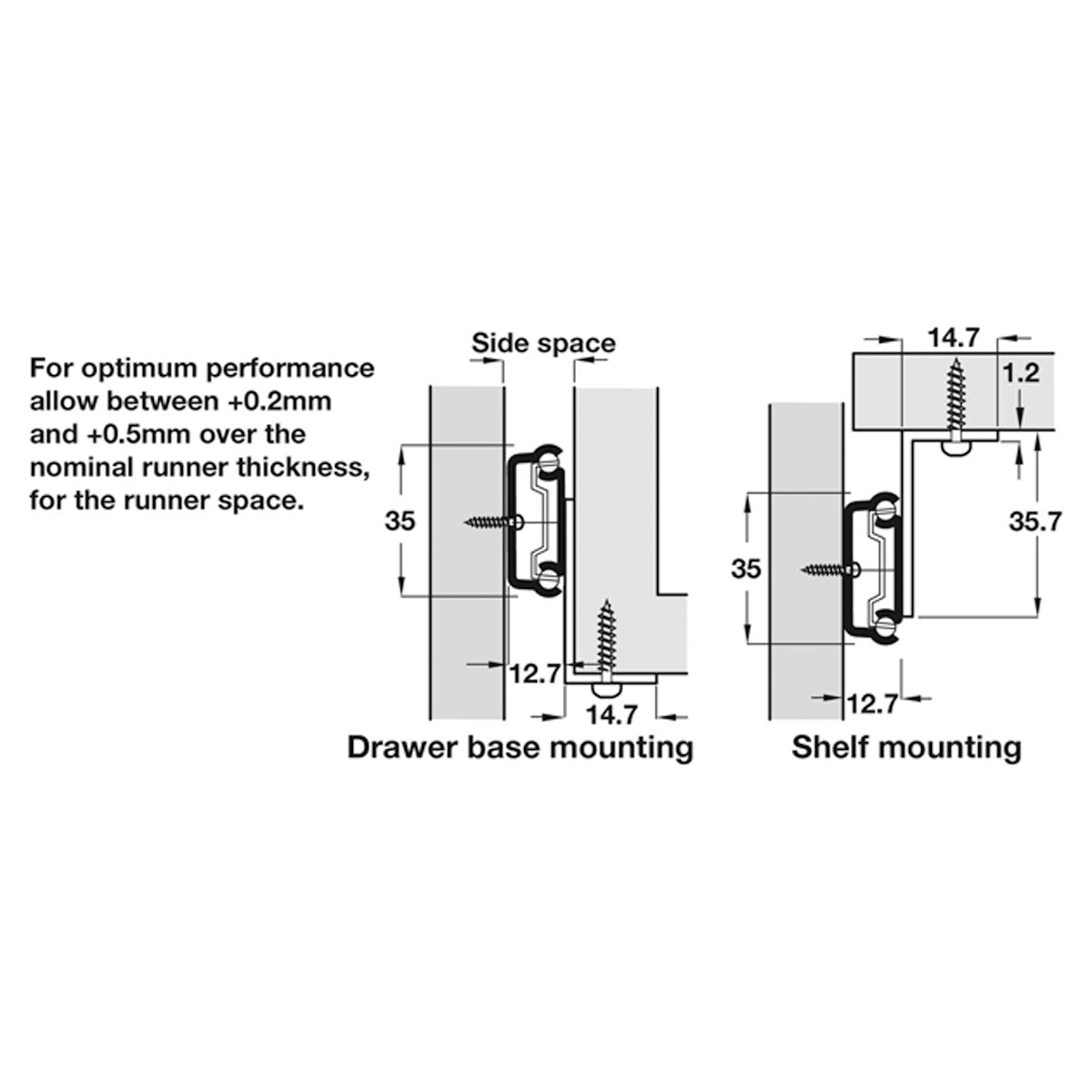 MOUNTING BRACKET 400 ST/BZP