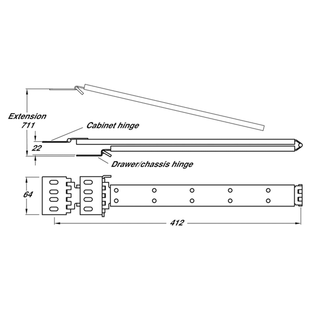 CABLE CARRIER ST/BZP