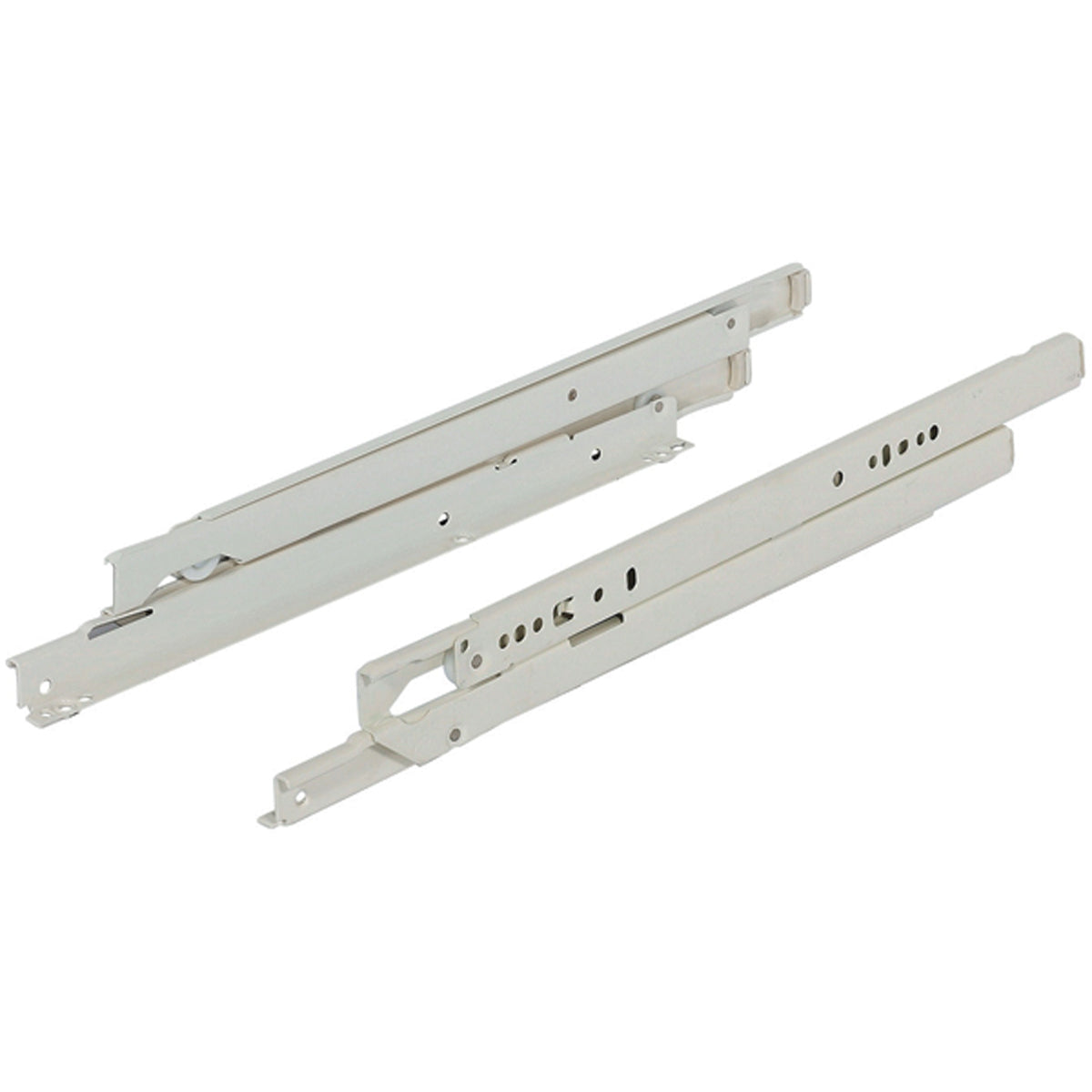 DRAWER RUNNER FE 30KG 650 ST/WHI