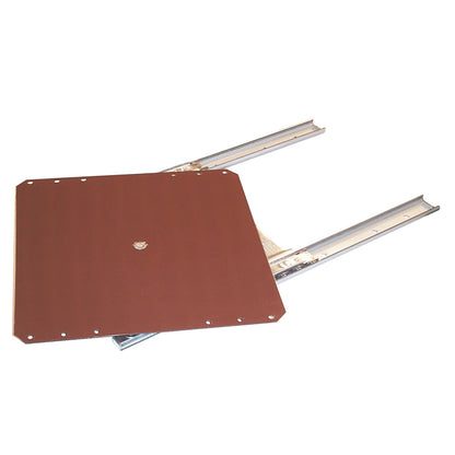 EXTENDING TV TURNTABLE 70KG ST/BRN