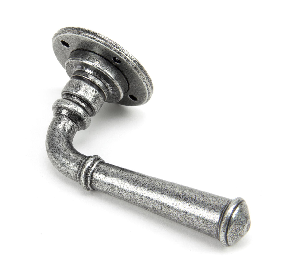 REGENCY LEVER HANDLE+ROSE SPRUNG 120x60x64 PEW - 45120 by MARCHES (ANVIL) ARCHITECTURAL HARDWARE