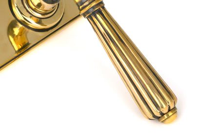 HINTON LEVER HANDLE+PLATE LOCK 128x152x72 AGBR - 45310 by MARCHES (ANVIL) ARCHITECTURAL HARDWARE