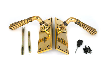 HINTON LEVER HANDLE+PLATE LOCK 128x152x72 AGBR - 45310 by MARCHES (ANVIL) ARCHITECTURAL HARDWARE