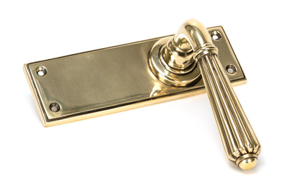 HINTON LEVER HANDLE+PLATE LATCH 128x152x72 AGBR - 45311 by MARCHES (ANVIL) ARCHITECTURAL HARDWARE