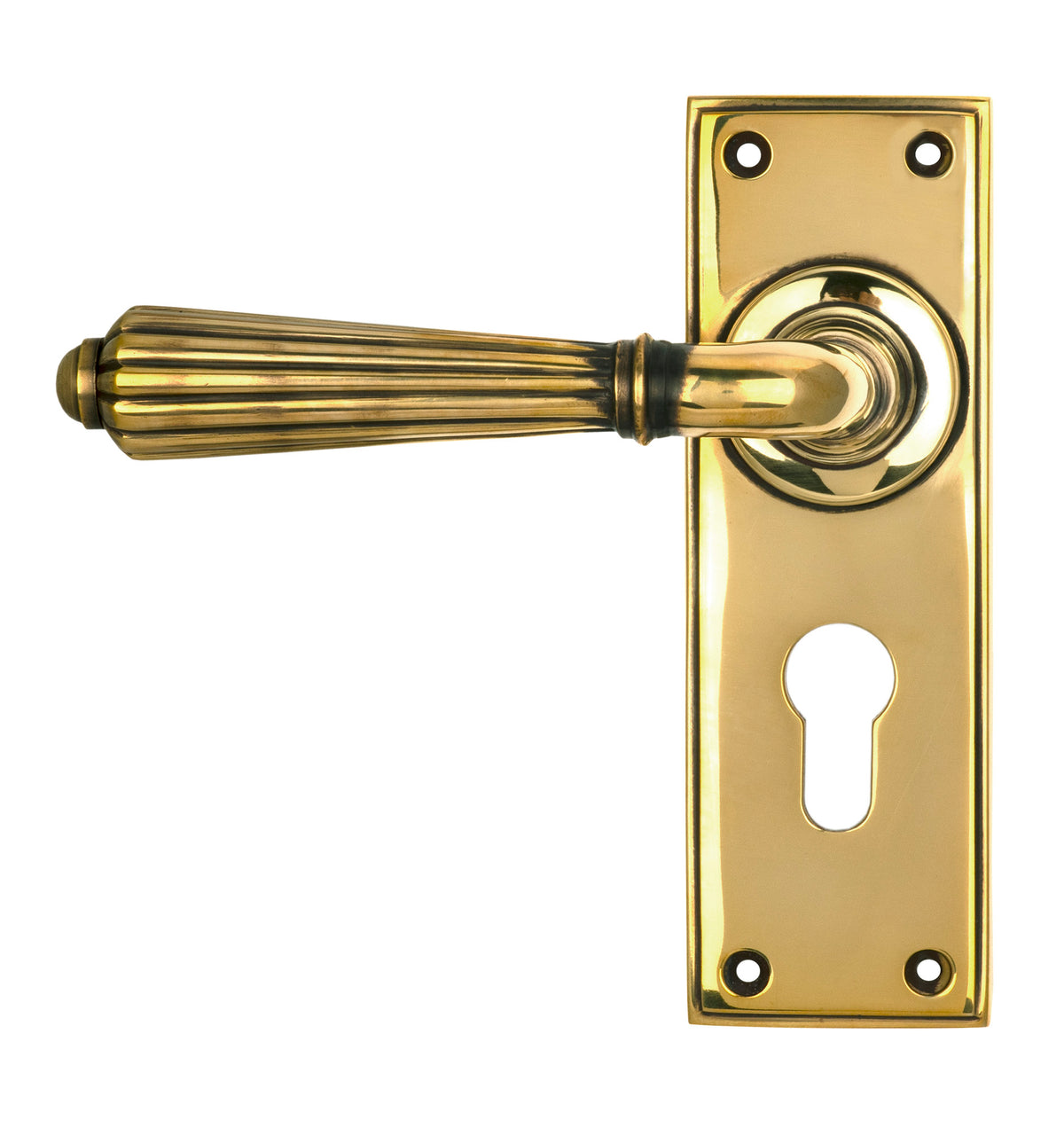 HINTON LEVER HANDLE+PLATE EURO 128x152x72 AGBR - 45313 by MARCHES (ANVIL) ARCHITECTURAL HARDWARE