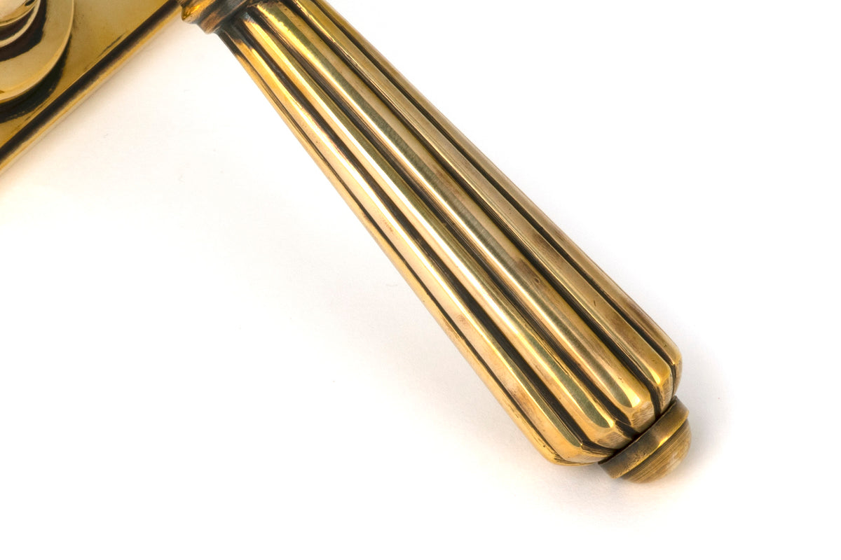 HINTON LEVER HANDLE+PLATE EURO 128x152x72 AGBR - 45313 by MARCHES (ANVIL) ARCHITECTURAL HARDWARE
