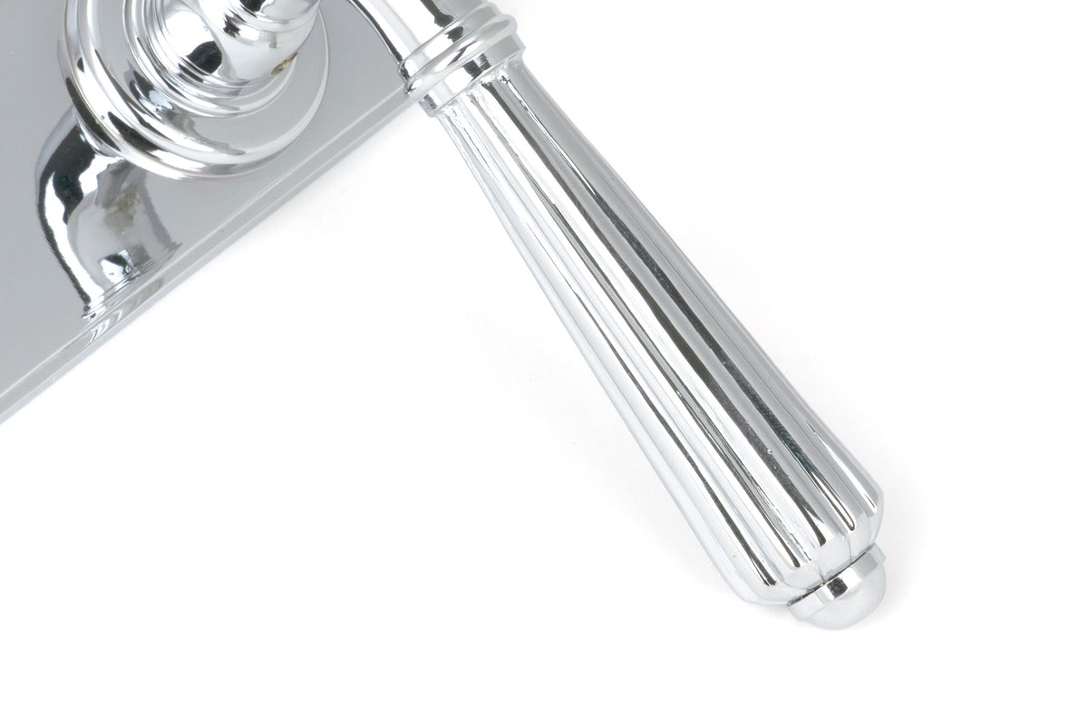 HINTON LEVER HANDLE+PLATE LOCK 128x152x72 PCP - 45316 by MARCHES (ANVIL) ARCHITECTURAL HARDWARE