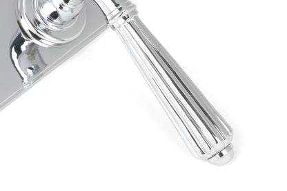 HINTON LEVER HANDLE+PLATE LOCK 128x152x72 PCP - 45316 by MARCHES (ANVIL) ARCHITECTURAL HARDWARE