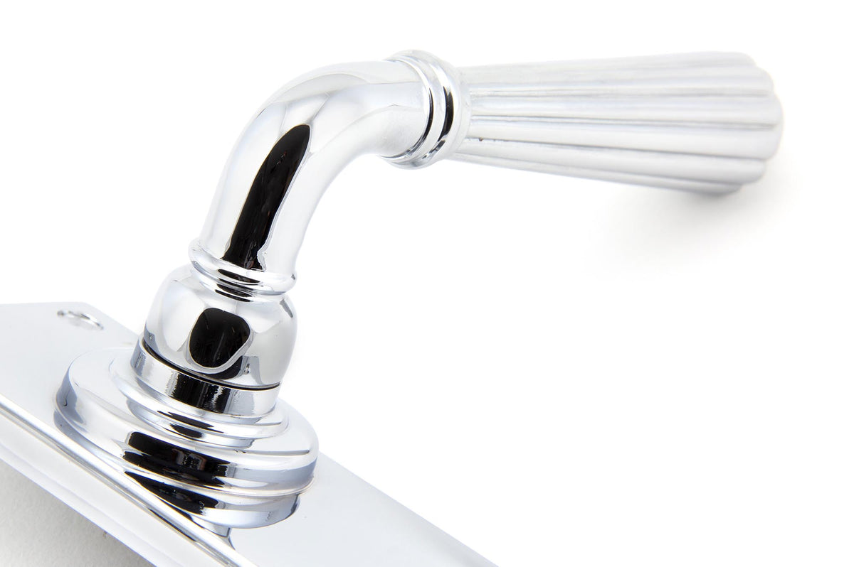 HINTON LEVER HANDLE+PLATE LATCH 128x152x72 PCP - 45317 by MARCHES (ANVIL) ARCHITECTURAL HARDWARE
