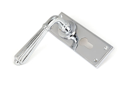 HINTON LEVER HANDLE+PLATE EURO 128x152x72 PCP - 45319 by MARCHES (ANVIL) ARCHITECTURAL HARDWARE