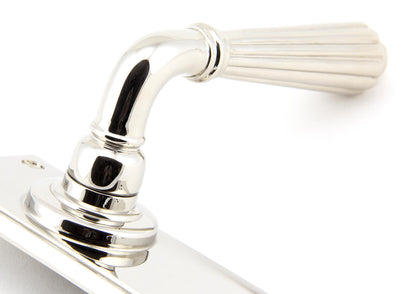 HINTON LEVER HANDLE+PLATE LATCH 128x152x72 PNP - 45323 by MARCHES (ANVIL) ARCHITECTURAL HARDWARE