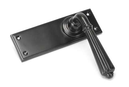 HINTON LEVER HANDLE+PLATE LATCH 128x152x72 AGBZ - 45329 by MARCHES (ANVIL) ARCHITECTURAL HARDWARE