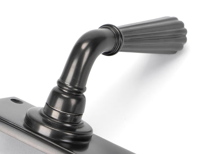 HINTON LEVER HANDLE+PLATE BATH 128x152x72 AGBZ - 45330 by MARCHES (ANVIL) ARCHITECTURAL HARDWARE