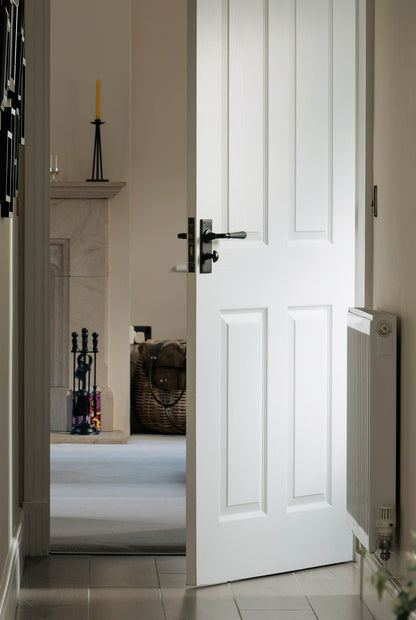HINTON LEVER HANDLE+PLATE BATH 128x152x72 AGBZ - 45330 by MARCHES (ANVIL) ARCHITECTURAL HARDWARE