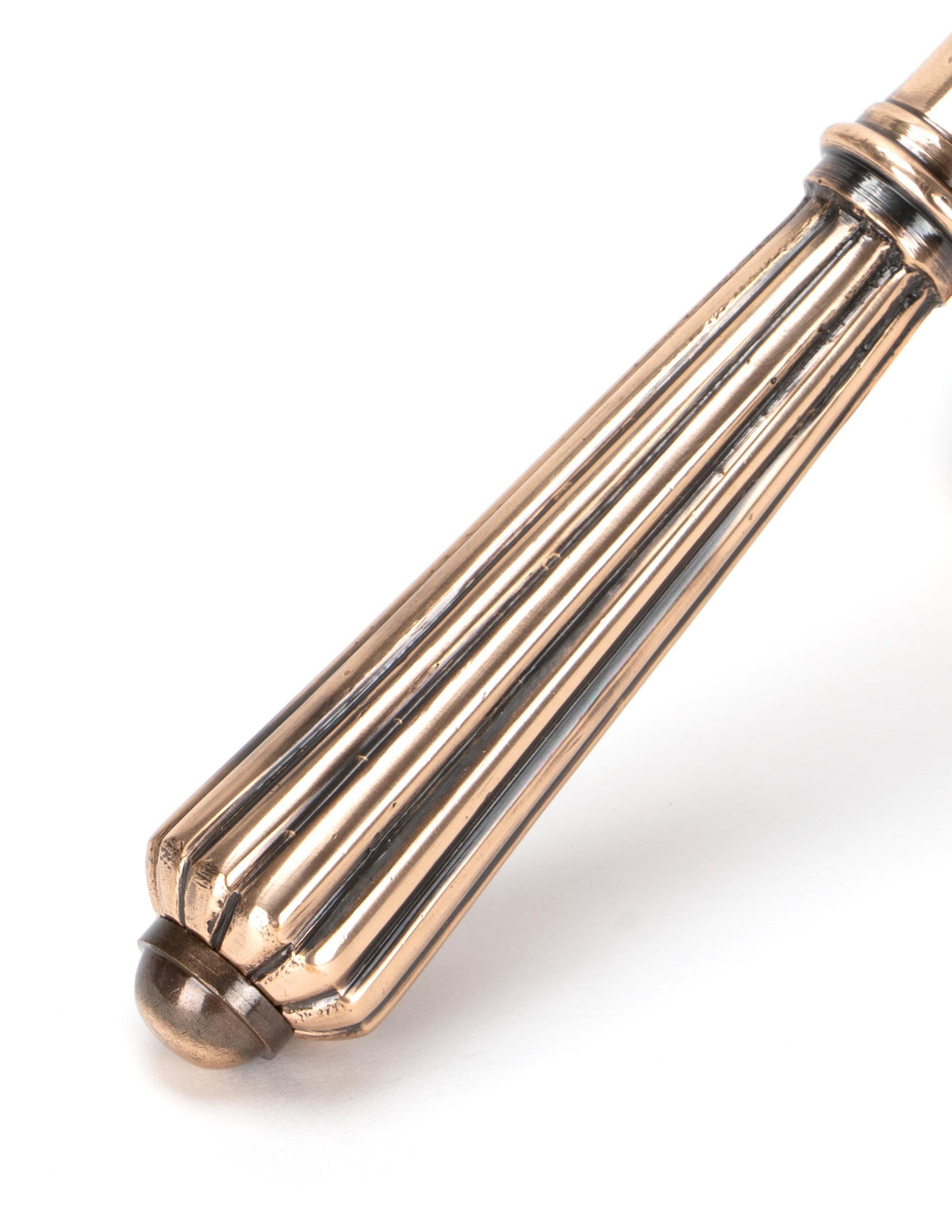 HINTON LEVER HANDLE+PLATE SPRUNG 60x128x70 PBZ - 45333 by MARCHES (ANVIL) ARCHITECTURAL HARDWARE