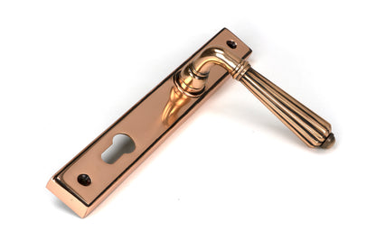 HINTON SLIMLINE ESPAGNOLETTE LOCK 128x244x70 PBZ - 45338 by MARCHES (ANVIL) ARCHITECTURAL HARDWARE