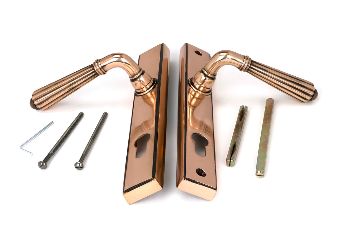 HINTON SLIMLINE ESPAGNOLETTE LOCK 128x244x70 PBZ - 45338 by MARCHES (ANVIL) ARCHITECTURAL HARDWARE