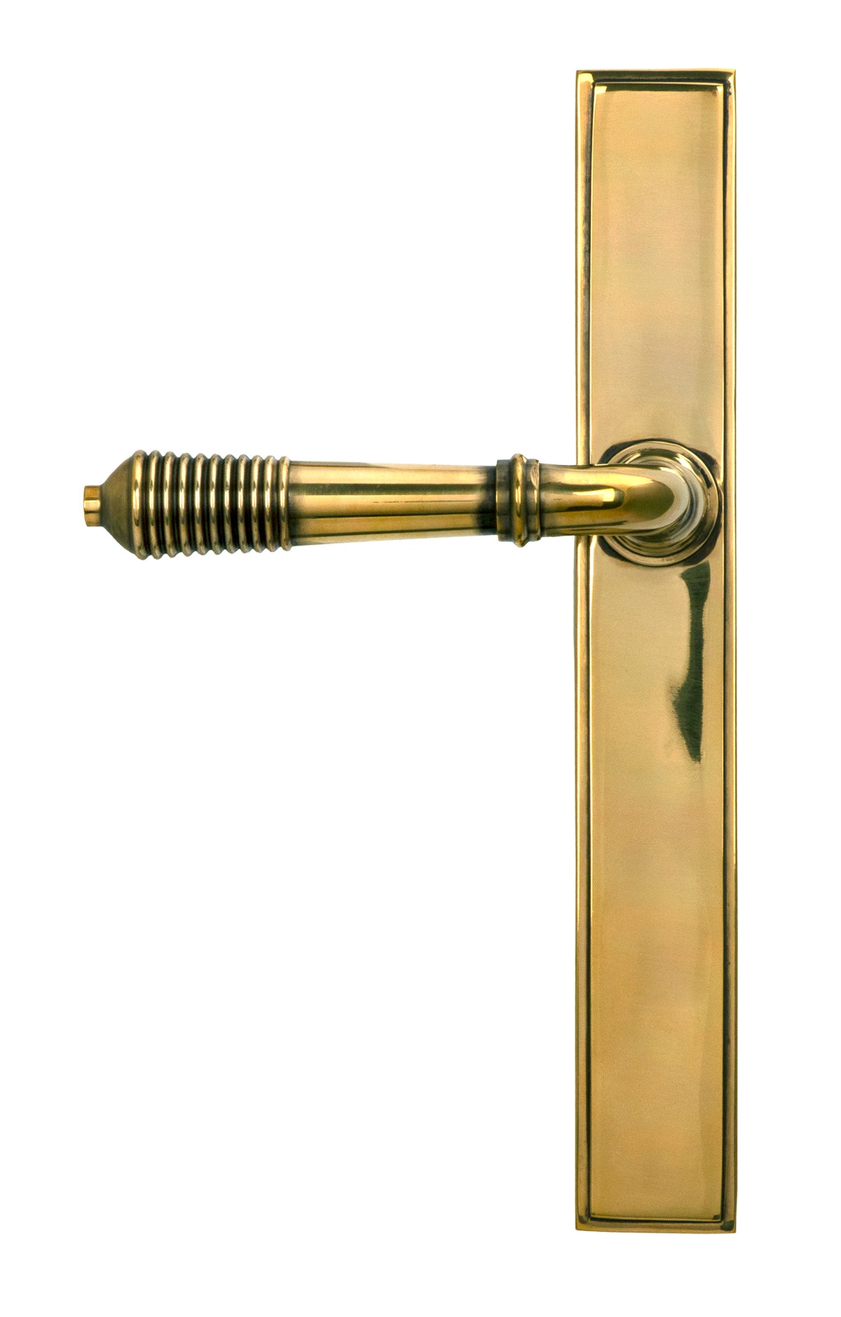 REEDED SLIMLINE LEVER ESPAGNOLETTE LATCH 123x244x70 AGBR - 45419 by MARCHES (ANVIL) ARCHITECTURAL HARDWARE