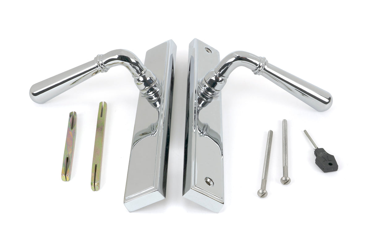 NEWBURY SLIMLINE LEVER ESPAGNOLETTE LATCH 124x244x70 PCP - 45431 by MARCHES (ANVIL) ARCHITECTURAL HARDWARE