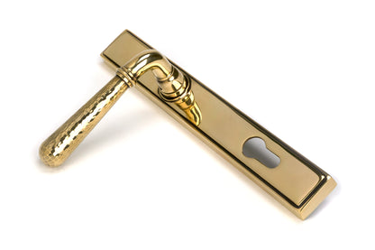 HAMMERED NEWBURY SLIM ESPAGNOLETTE LOCK 124x244x70 AGBR - 45498 by MARCHES (ANVIL) ARCHITECTURAL HARDWARE