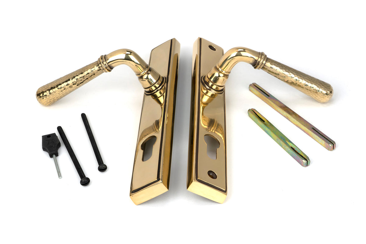 HAMMERED NEWBURY SLIM ESPAGNOLETTE LOCK 124x244x70 AGBR - 45498 by MARCHES (ANVIL) ARCHITECTURAL HARDWARE