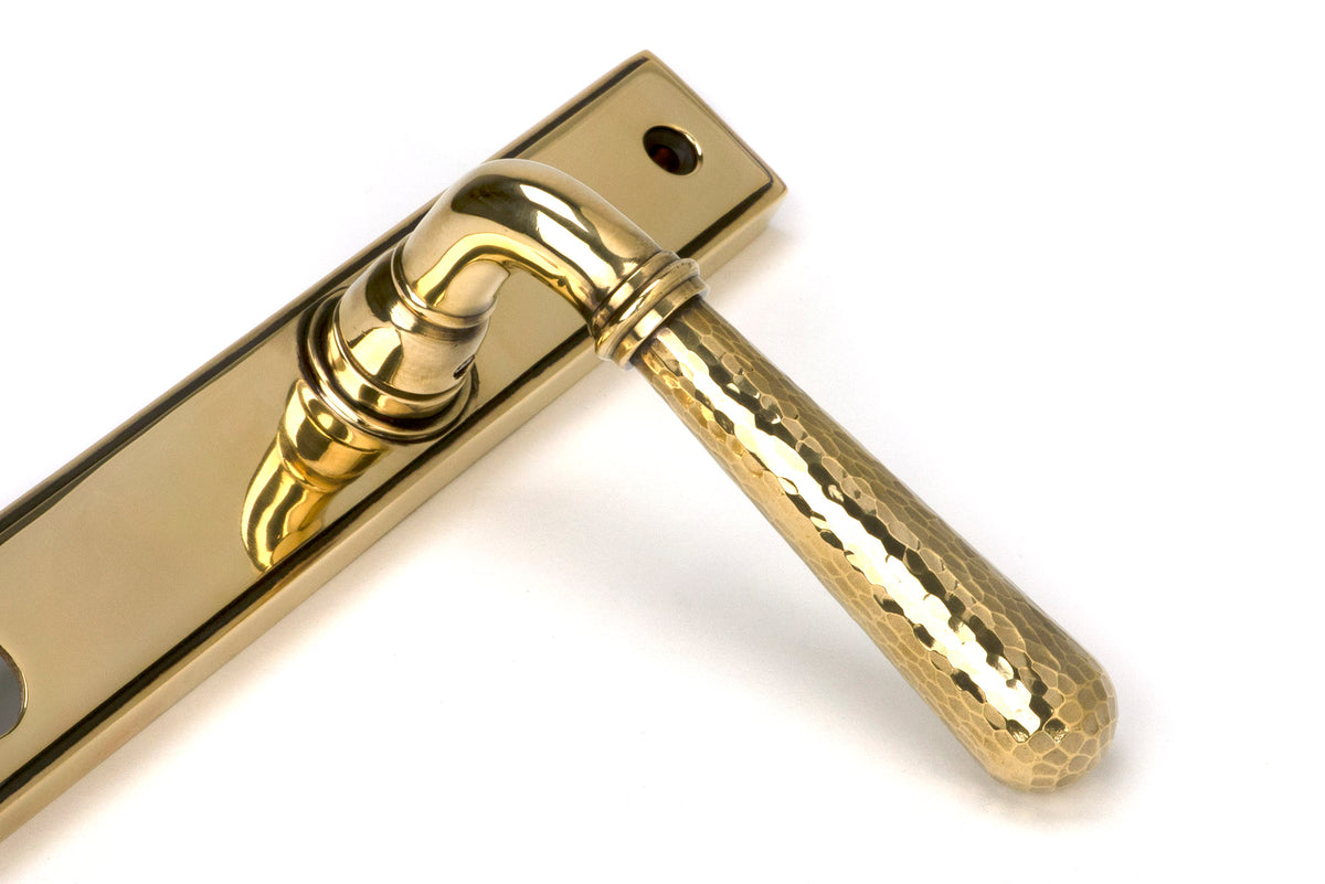 HAMMERED NEWBURY SLIM ESPAGNOLETTE LOCK 124x244x70 AGBR - 45498 by MARCHES (ANVIL) ARCHITECTURAL HARDWARE