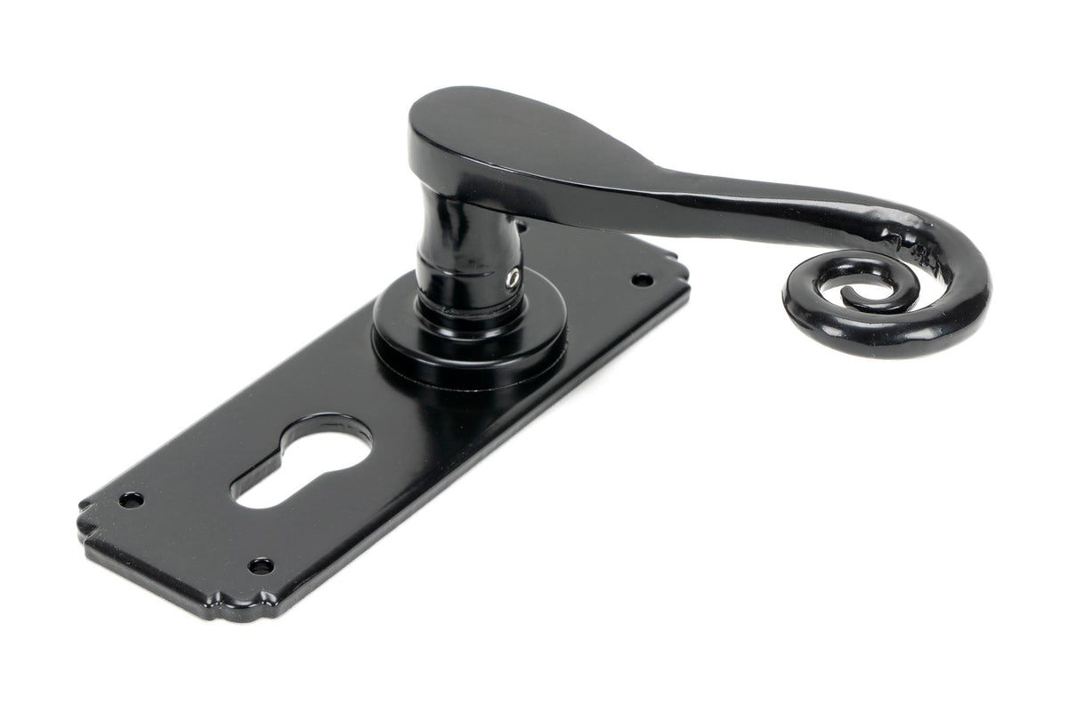 MONKEYTAIL LEVER HANDLE EURO LOCK 126x152x57 BLK - 45591 by MARCHES (ANVIL) ARCHITECTURAL HARDWARE