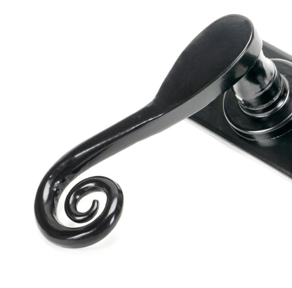 MONKEYTAIL LEVER HANDLE EURO LOCK 126x152x57 BLK - 45591 by MARCHES (ANVIL) ARCHITECTURAL HARDWARE