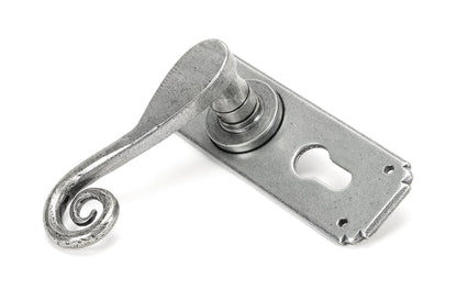 MONKEYTAIL LEVER HANDLE EURO LOCK 126x152x57 PEW - 45592 by MARCHES (ANVIL) ARCHITECTURAL HARDWARE