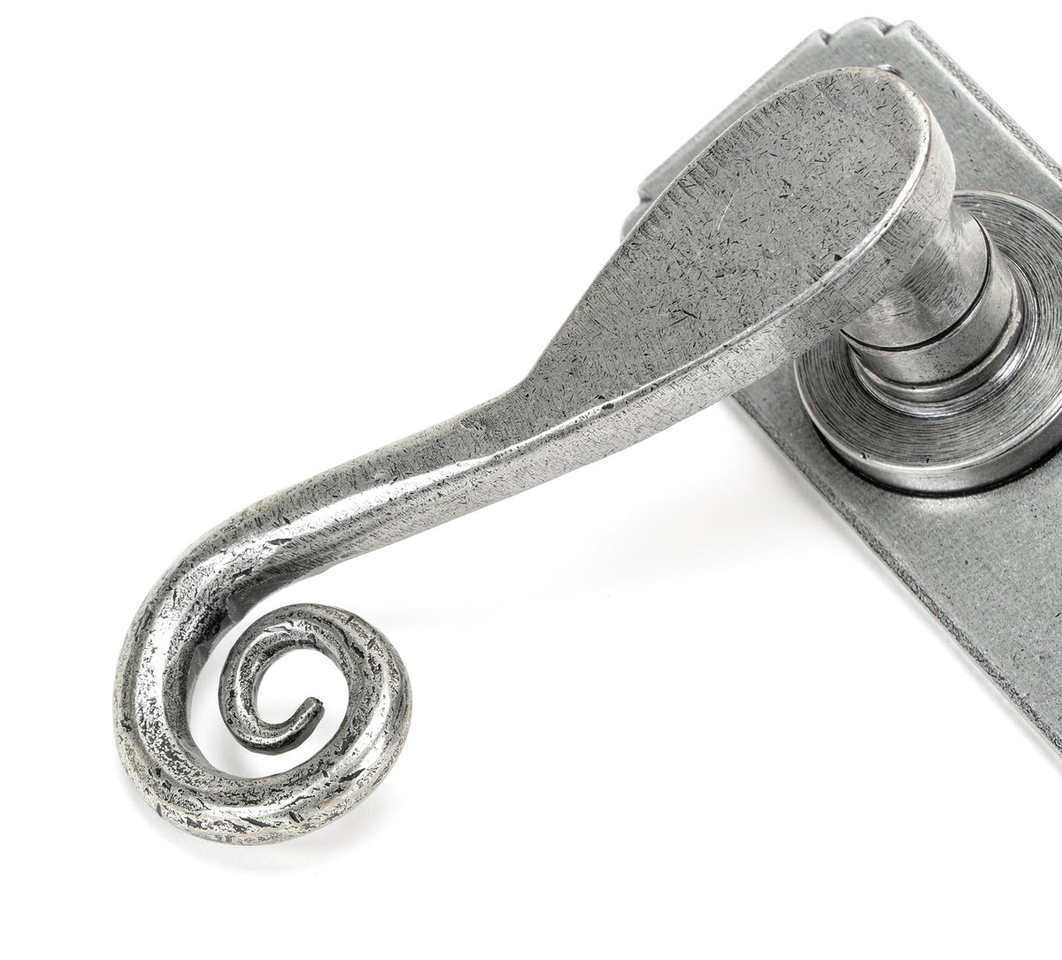 MONKEYTAIL LEVER HANDLE EURO LOCK 126x152x57 PEW - 45592 by MARCHES (ANVIL) ARCHITECTURAL HARDWARE
