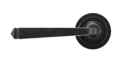AVON LEVER HANDLE+ROSE SPRUNG ART DECO 53x118x63 EBX - 45628 by MARCHES (ANVIL) ARCHITECTURAL HARDWARE