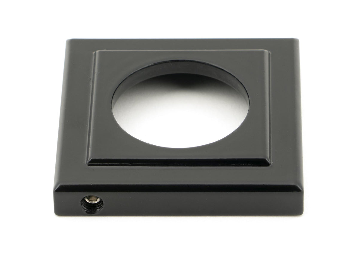 REGENCY LEVER HANDLE+ROSE SPRUNG SQUARE 53x131x67 BLK - 45638 by MARCHES (ANVIL) ARCHITECTURAL HARDWARE
