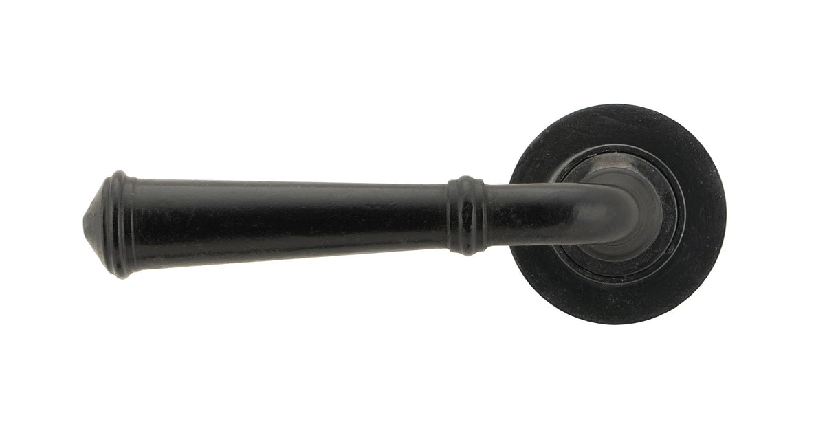 REGENCY LEVER HANDLE+ROSE SPRUNG PLAIN 53x131x67 EBX - 45639 by MARCHES (ANVIL) ARCHITECTURAL HARDWARE