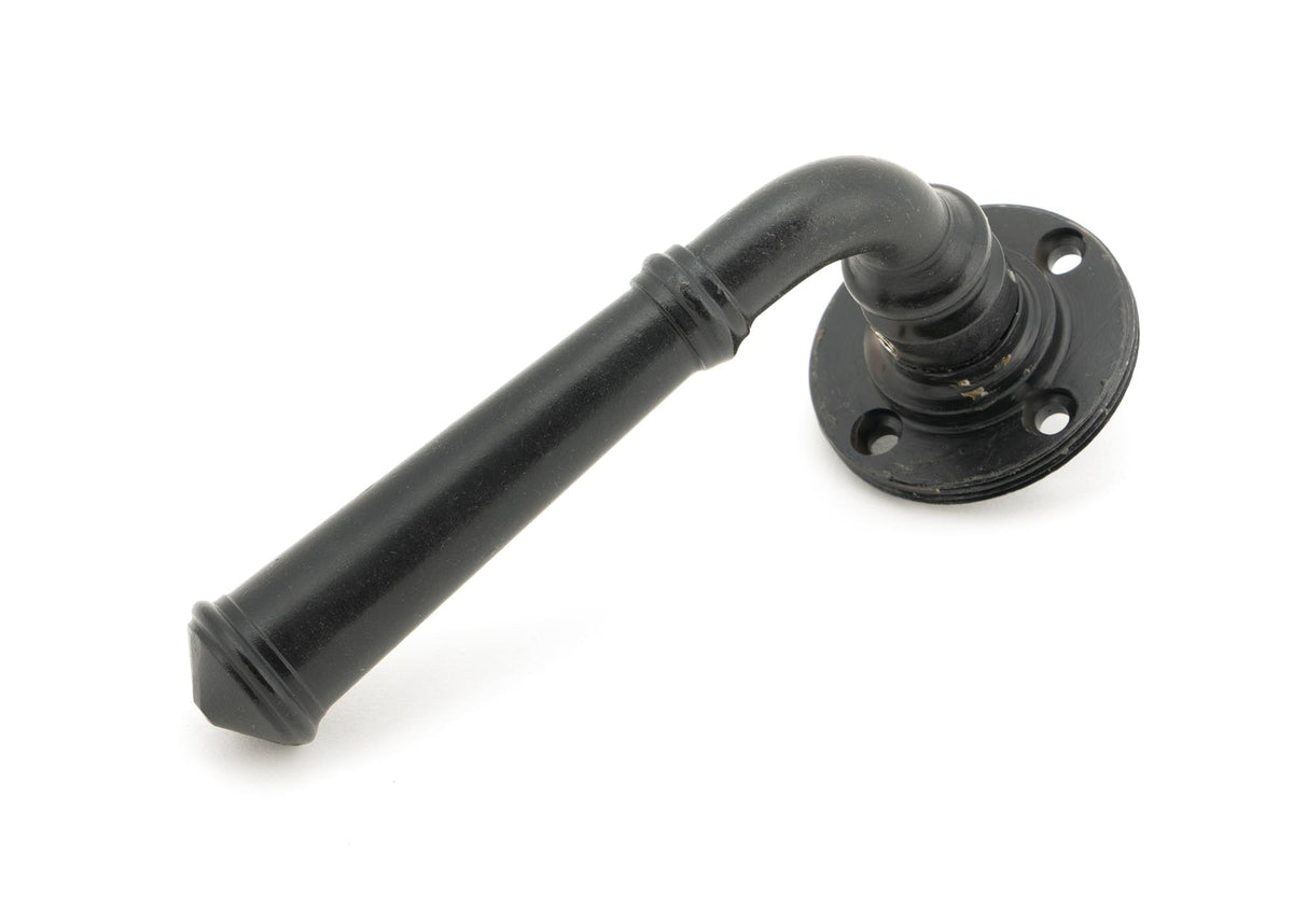 REGENCY LEVER HANDLE+ROSE SPRUNG PLAIN 53x131x67 EBX - 45639 by MARCHES (ANVIL) ARCHITECTURAL HARDWARE