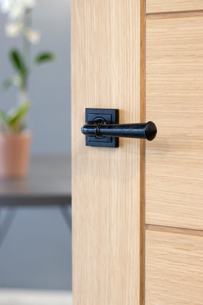 REGENCY LEVER HANDLE+ROSE SPRUNG SQUARE 53x131x67 EBX - 45642 by MARCHES (ANVIL) ARCHITECTURAL HARDWARE