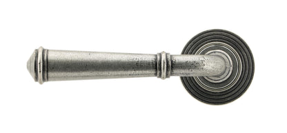 REGENCY LEVER HANDLE+ROSE SPRUNG BEEHIVE 53x131x67 PEW - 45645 by MARCHES (ANVIL) ARCHITECTURAL HARDWARE