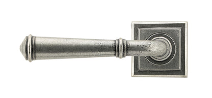 REGENCY LEVER HANDLE+ROSE SPRUNG SQUARE 53x131x67 PEW - 45646 by MARCHES (ANVIL) ARCHITECTURAL HARDWARE