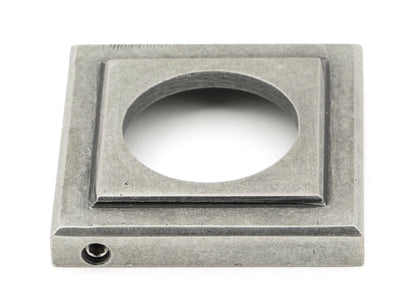 REGENCY LEVER HANDLE+ROSE SPRUNG SQUARE 53x131x67 PEW - 45646 by MARCHES (ANVIL) ARCHITECTURAL HARDWARE
