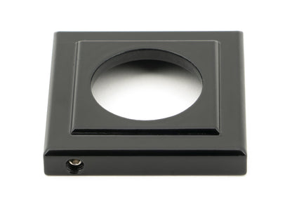 HAMMERED NEWBURY LEVER HANDLE+ROSE SPRUNG SQUARE 53x126x64 BLK - 45650 by MARCHES (ANVIL) ARCHITECTURAL HARDWARE