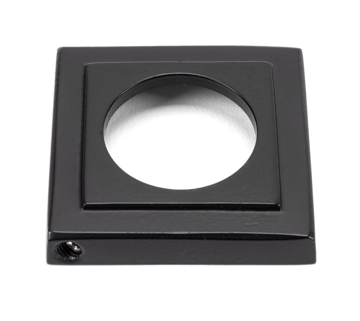 HAMMERED NEWBURY LEVER HANDLE+ROSE SPRUNG SQUARE 53x126x64 MBK - 45654 by MARCHES (ANVIL) ARCHITECTURAL HARDWARE