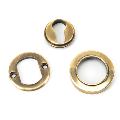 ESCUTCHEON ROUND EURO CNC PLAIN 53x8 AGBR - 45707 by MARCHES (ANVIL) ARCHITECTURAL HARDWARE