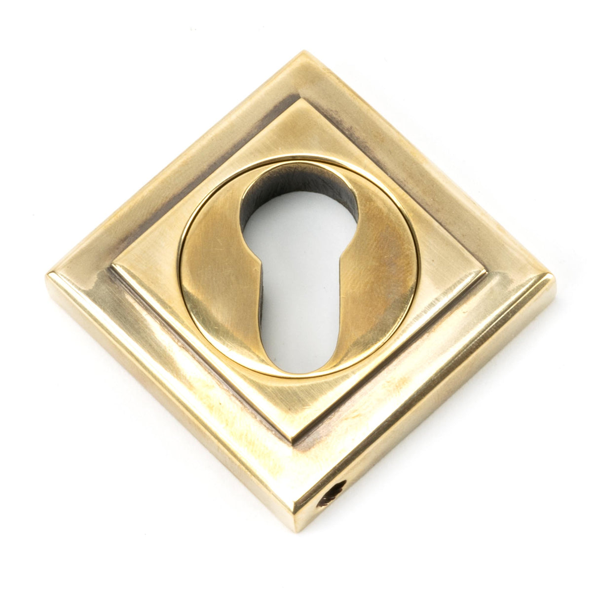 ESCUTCHEON ROUND EURO CNC SQUARE 53x53x8 AGBR - 45710 by MARCHES (ANVIL) ARCHITECTURAL HARDWARE